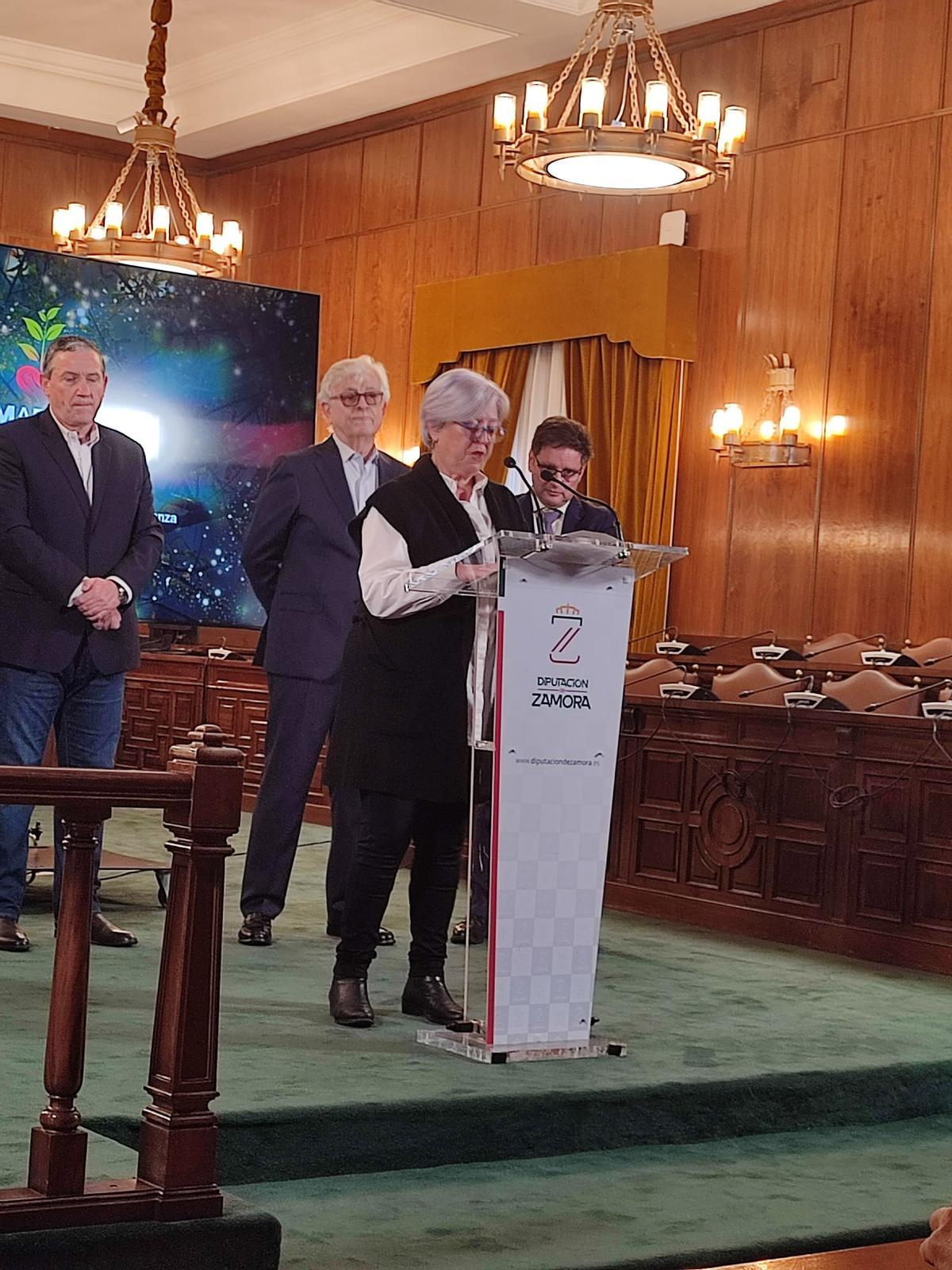 La presidenta de la Casa de Zamora en Madrid, Mariluz Uña.