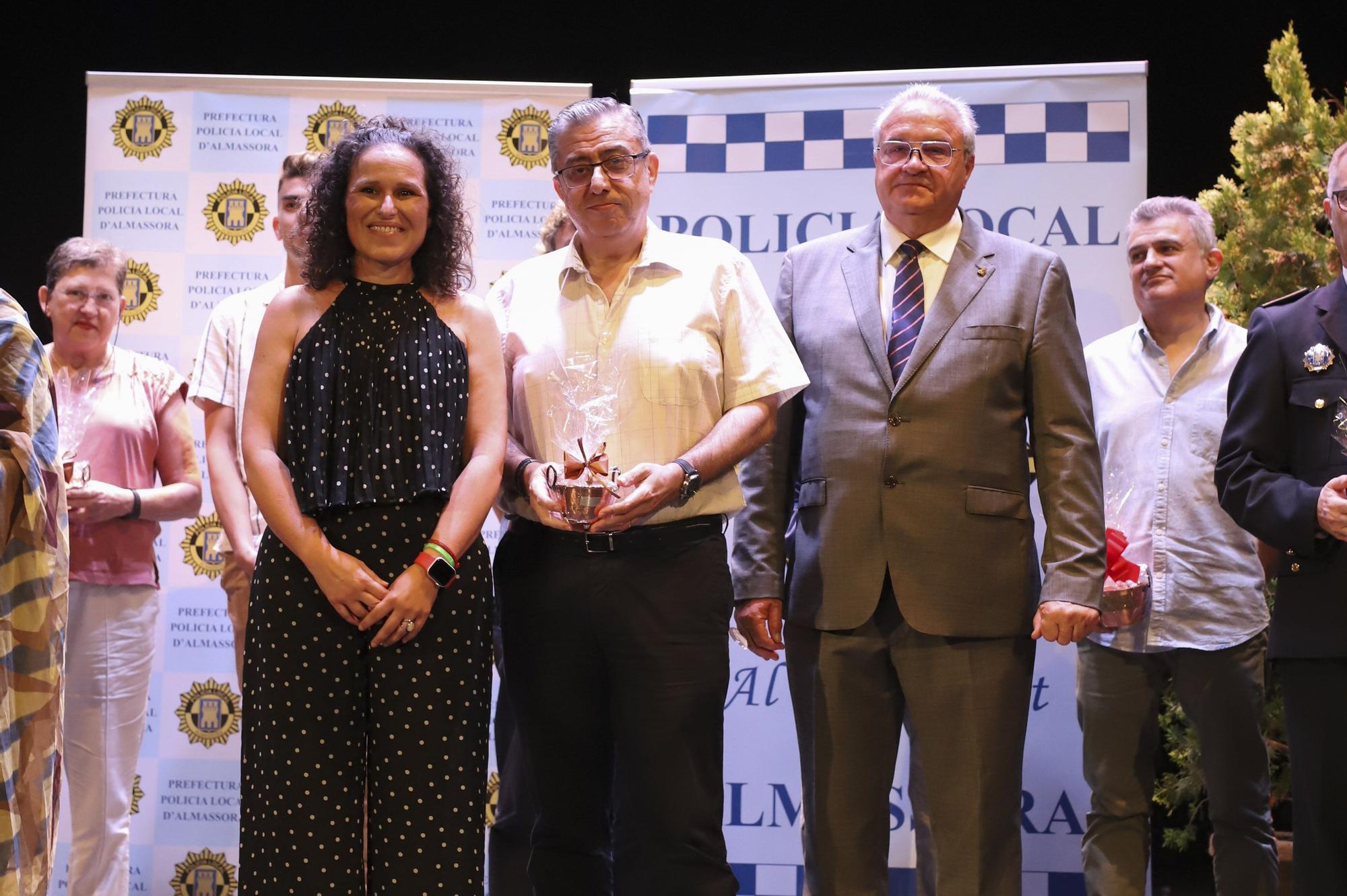 Las fotos de los premiados por la Policía Local de Almassora en su festividad
