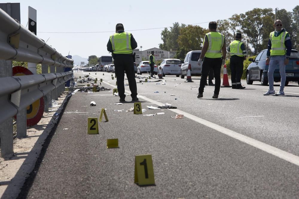 Una conductora ebria y drogada mata a dos ciclistas en Oliva