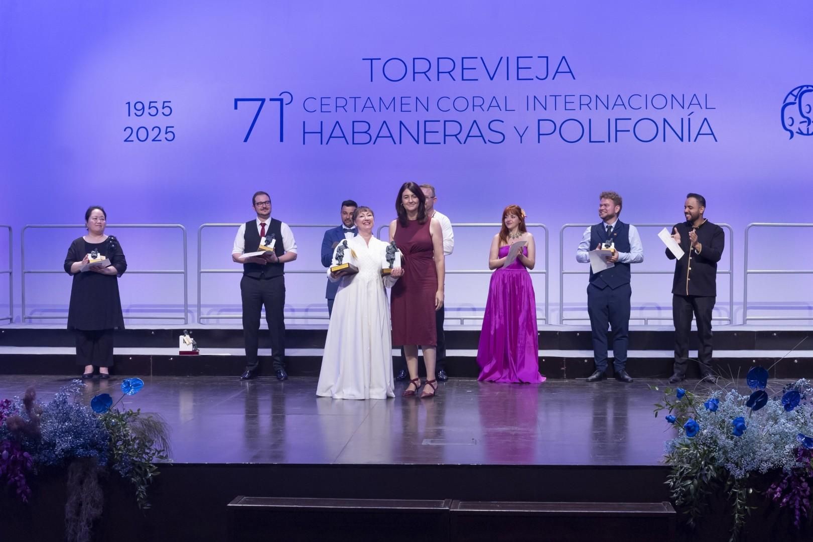 Así fue la clausura del Certamen de Habaneras en Torrevieja