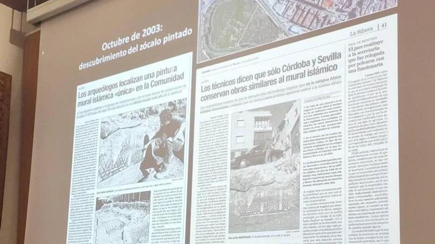 Los expertos revelan las similitudes del mural islámico de Alzira (s. XII) con otros de Marruecos y Argelia