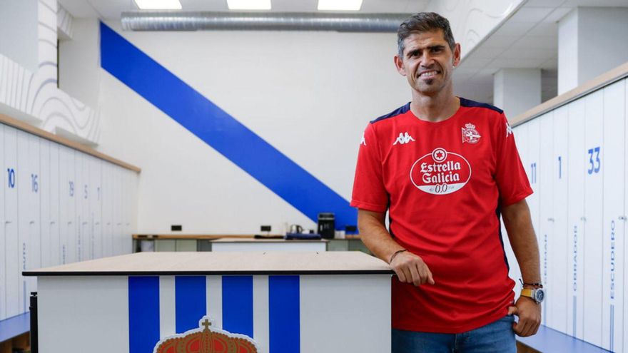 Así fue la presentación de Antonio Hidalgo como entrenador del Deportivo