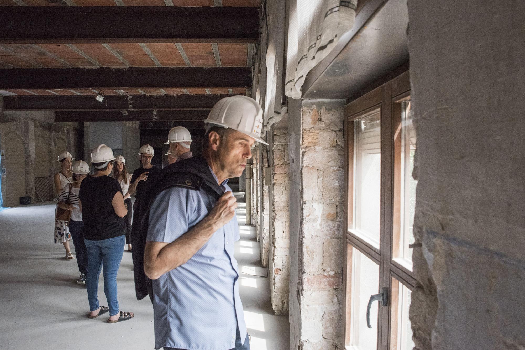 Visita a les obres del Museu del Barroc de Manresa