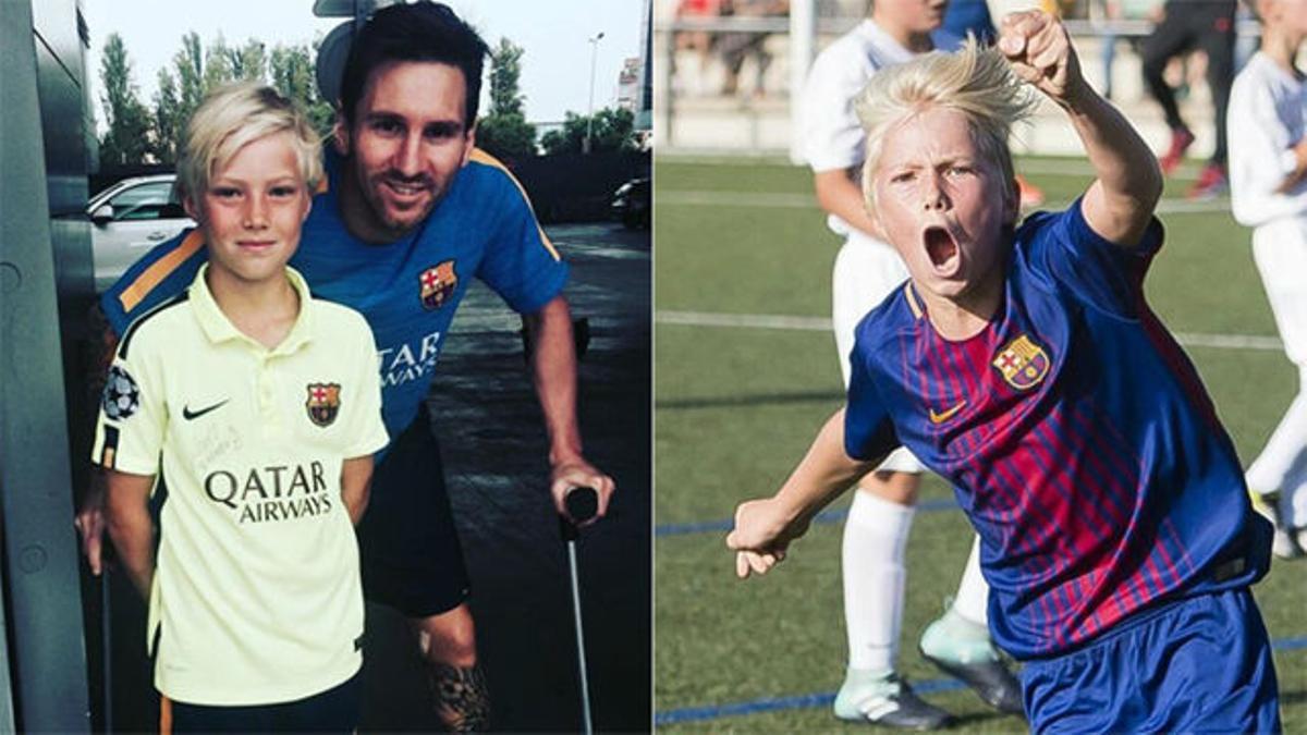 Así juega Daniel, el hijo de Gudjohnsen