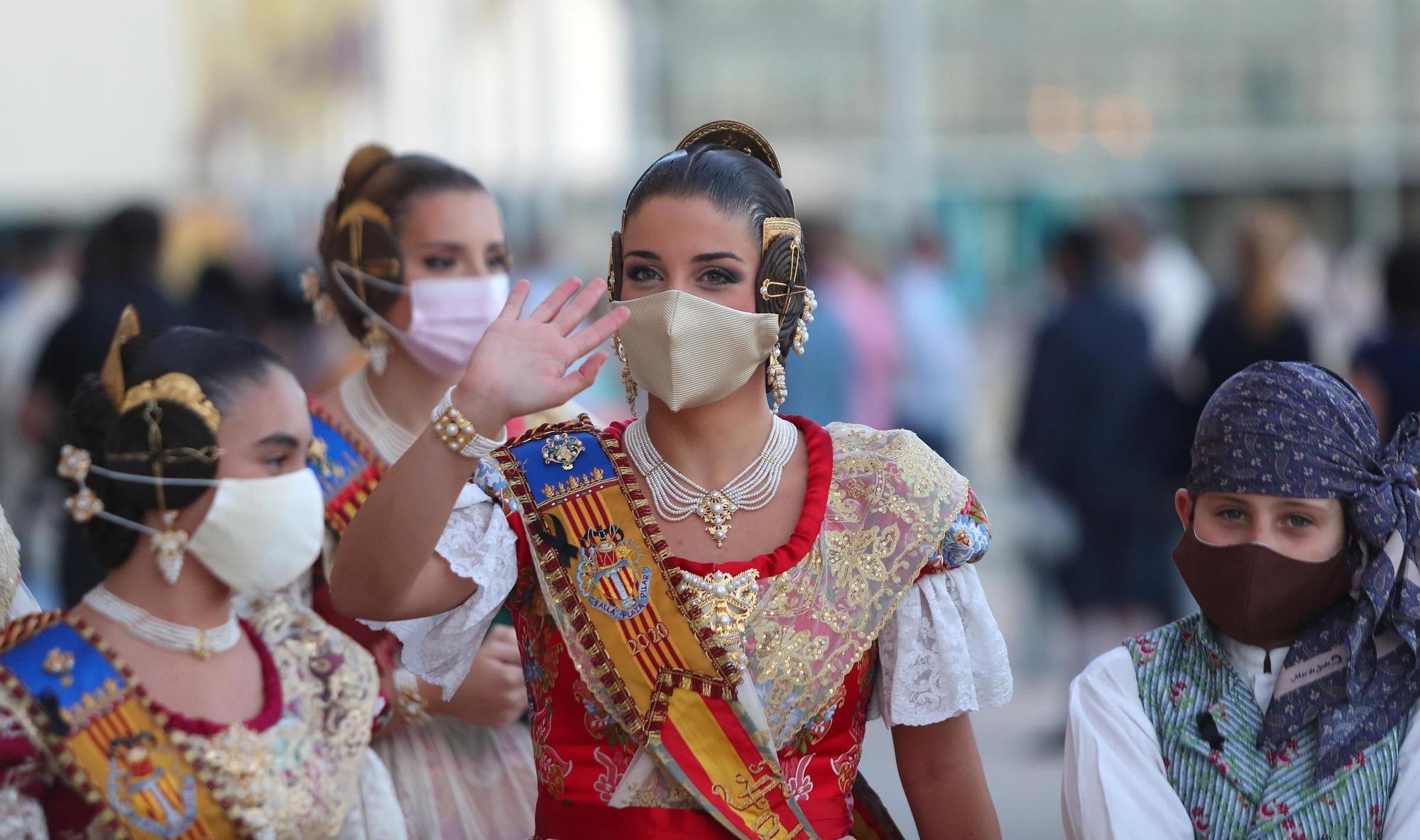 Inauguración de la Festa per a Tots de las Fallas de Especial con medidas de seguridad