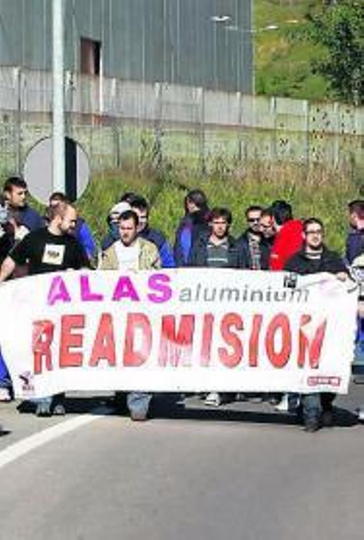 Una protesta de trabajadores.