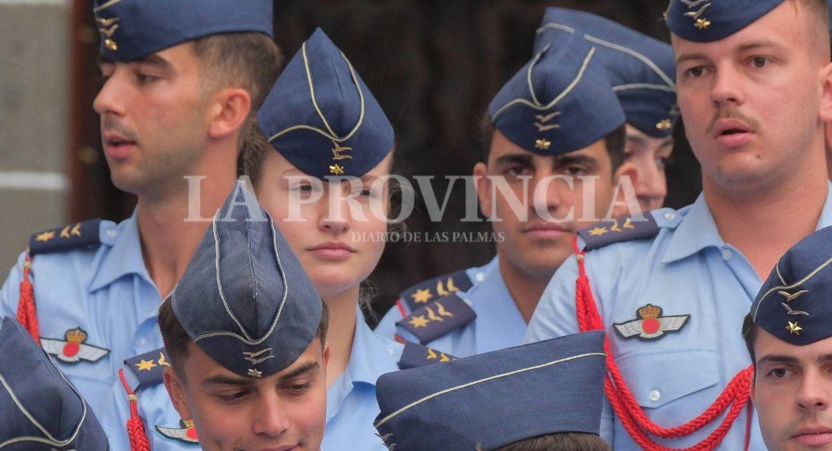 Fin de curso militar de la princesa Leonor en Gran Canaria, en imágenes
