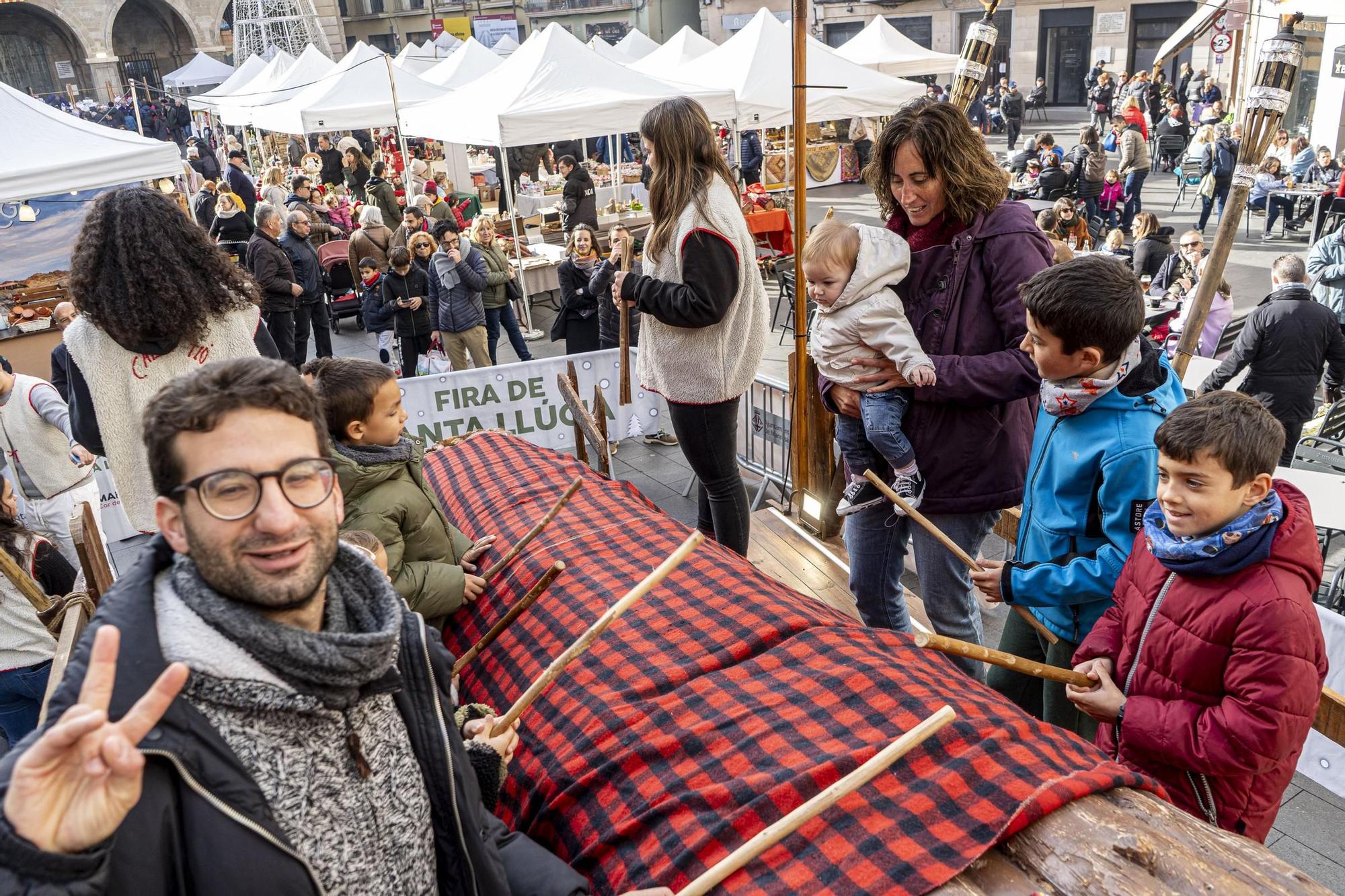 La fira de Santa Llucía de Manresa 2023, en imatges