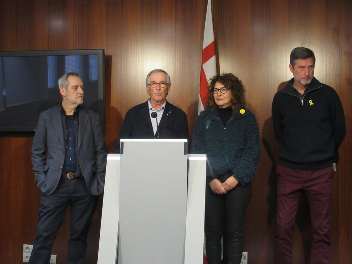 Jordi Coronas, Xavier Trias, Montse Benedi y Jordi MartÃ­