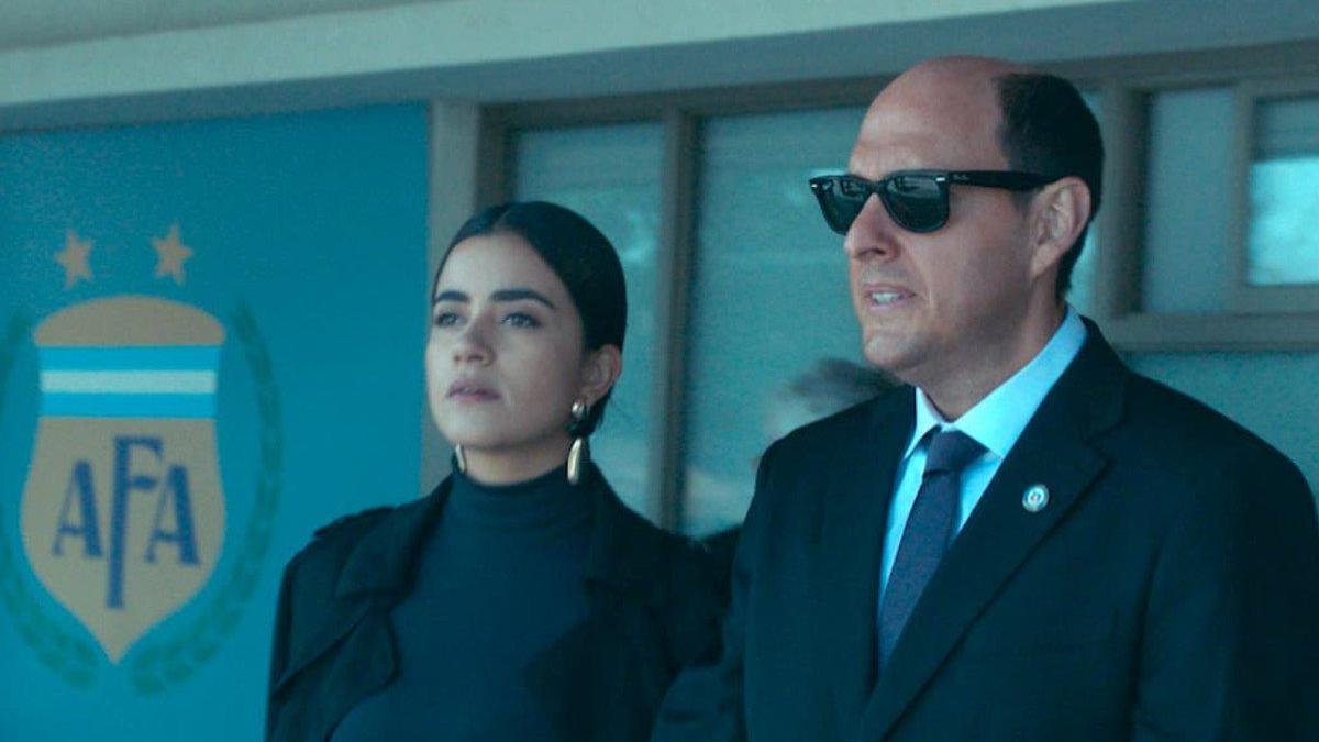 Andrés Parra y Paulina Gaitán, en 'El presidente'