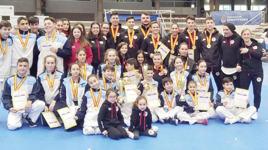 Histórico triplete del Tao vigués en Pontevedra