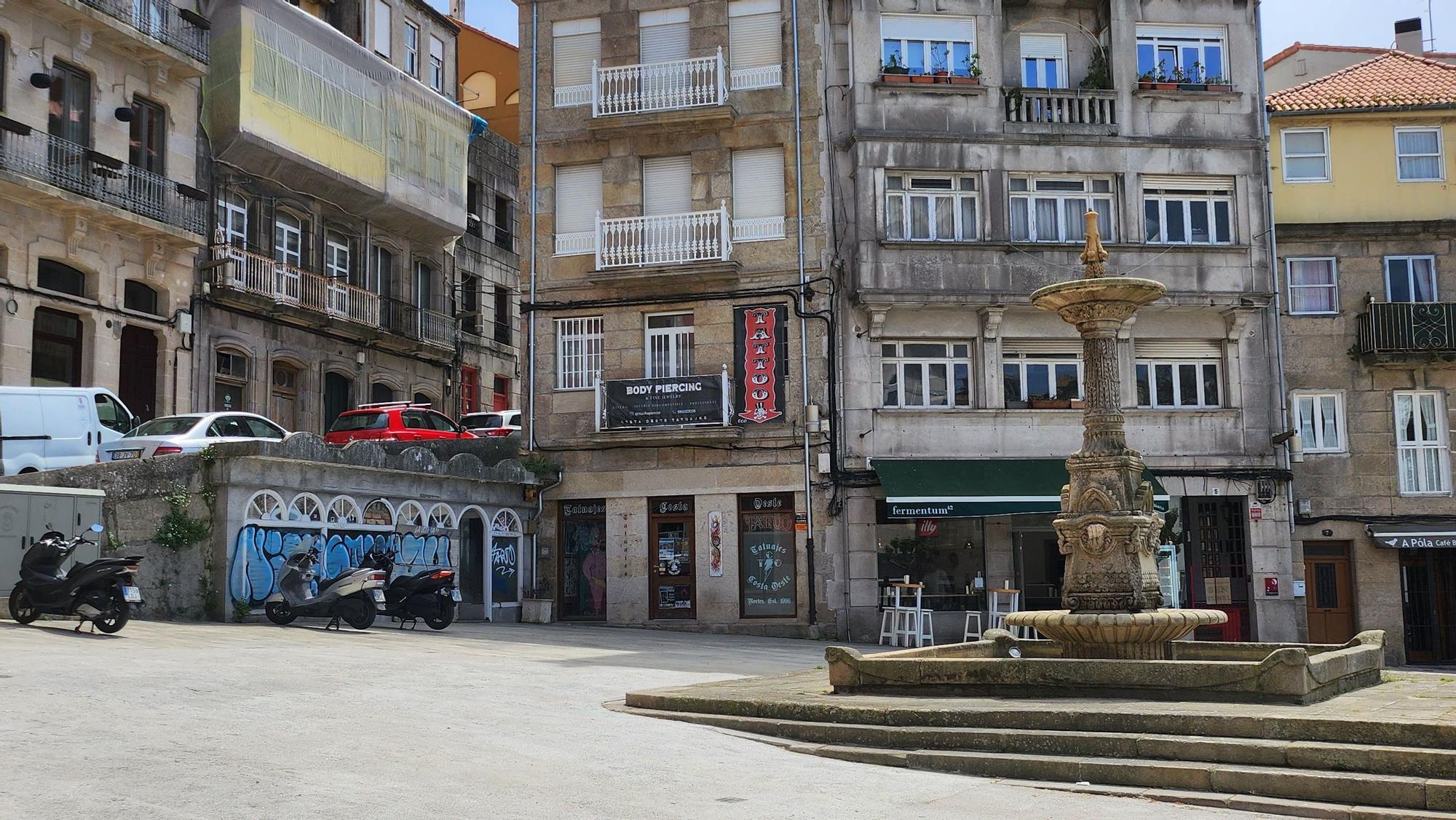 Vista actual de la Plaza en Paseo de Alfonso XII