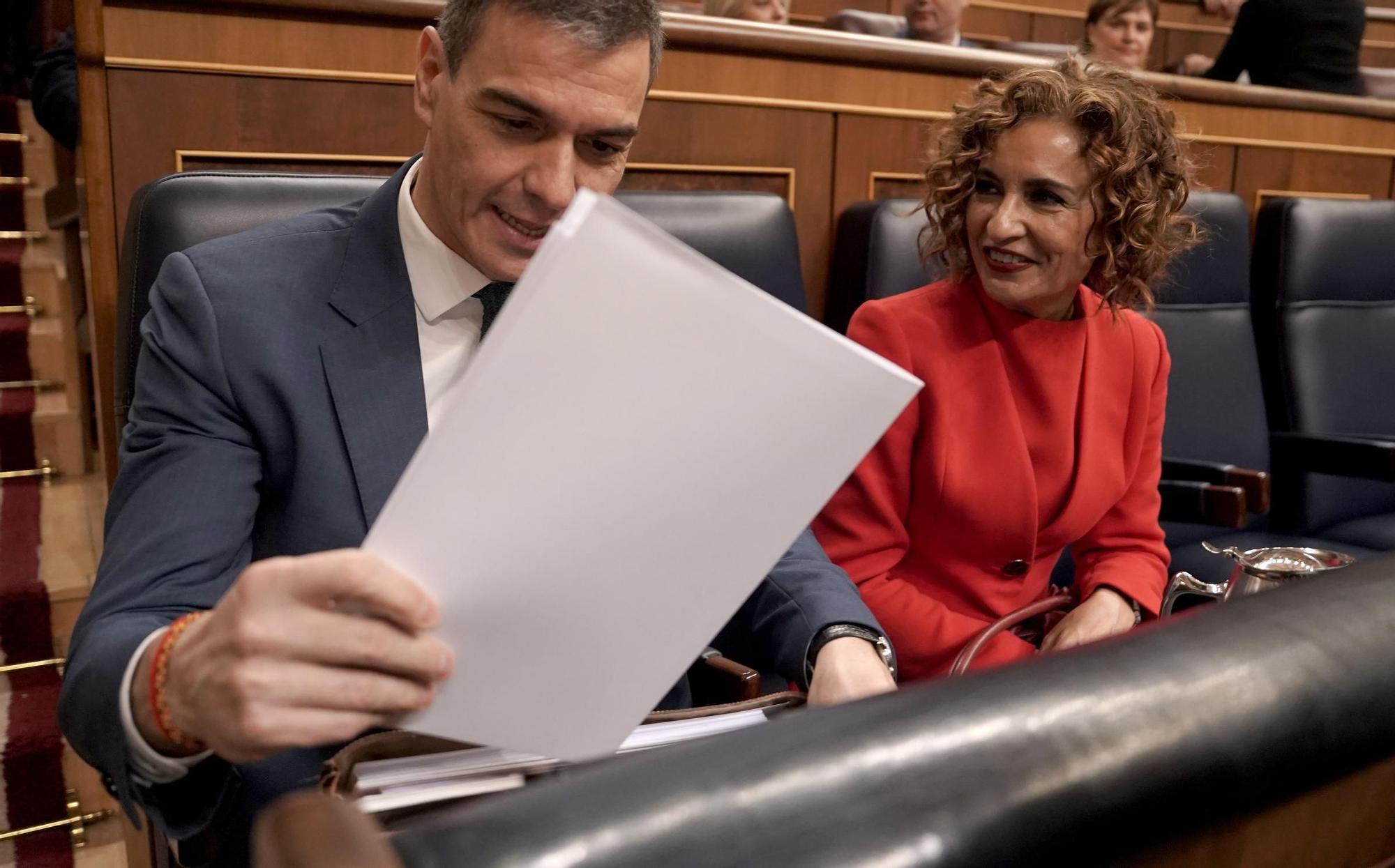 Comparecencia de Pedro Sánchez en el Congreso de los Diputados.