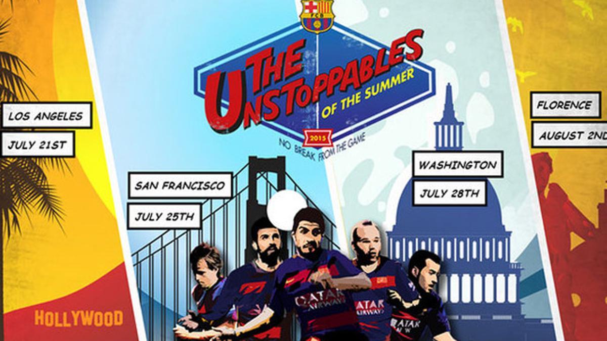 Así es el programa de actividades del FC Barcelona en Estados Unidos