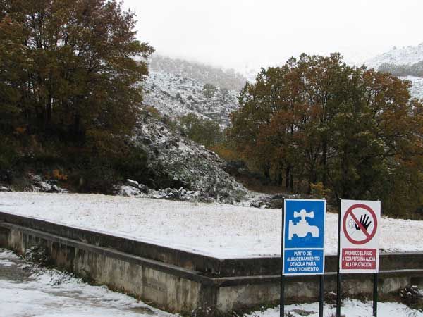 Primera nevada en Extremadura