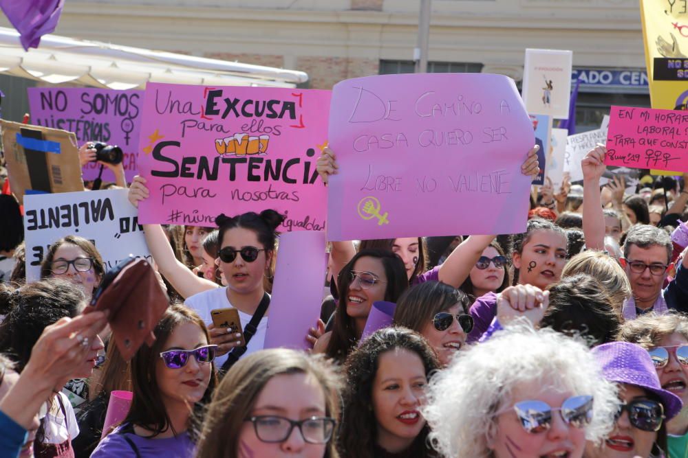 Movilización feminista en Alicante