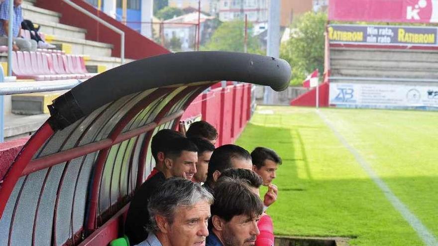 Rafa Sáez durante un partido de esta temporada. // Iñaki Abella