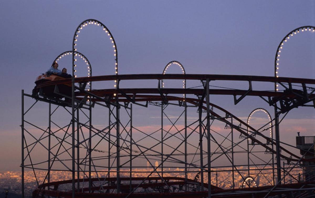 Atracció del parc del Tibidabo.