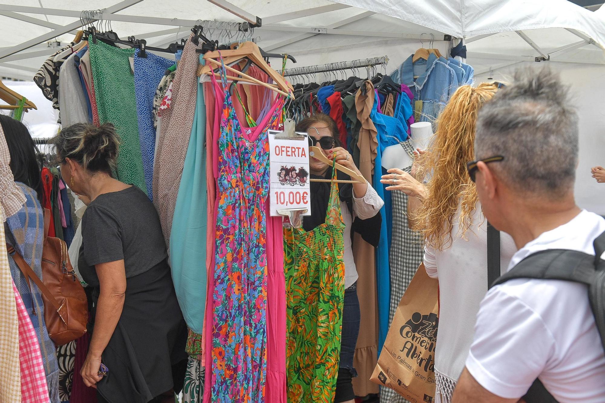 Segunda edición de la feria comercial Nos vamos de market, organizada por la asociación de empresarios Pilar-Farray de Guanarteme
