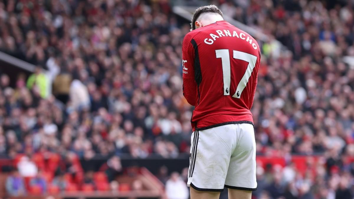 Garnacho, decepcionado con el empate