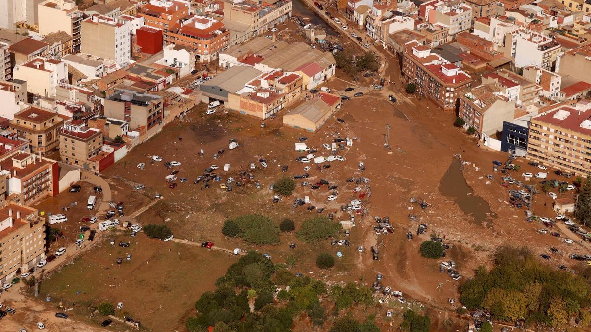 Los daños por la dana en Valencia, desde altura