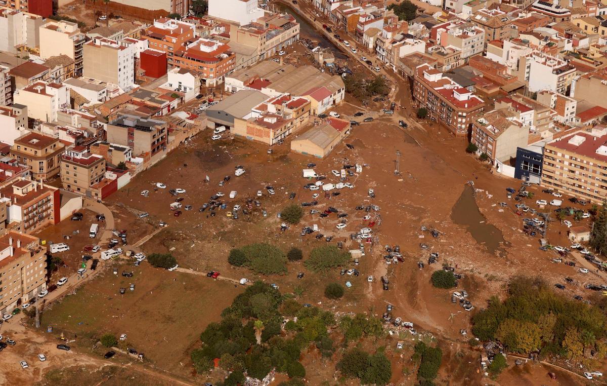 Los daños por la dana en Valencia, desde altura