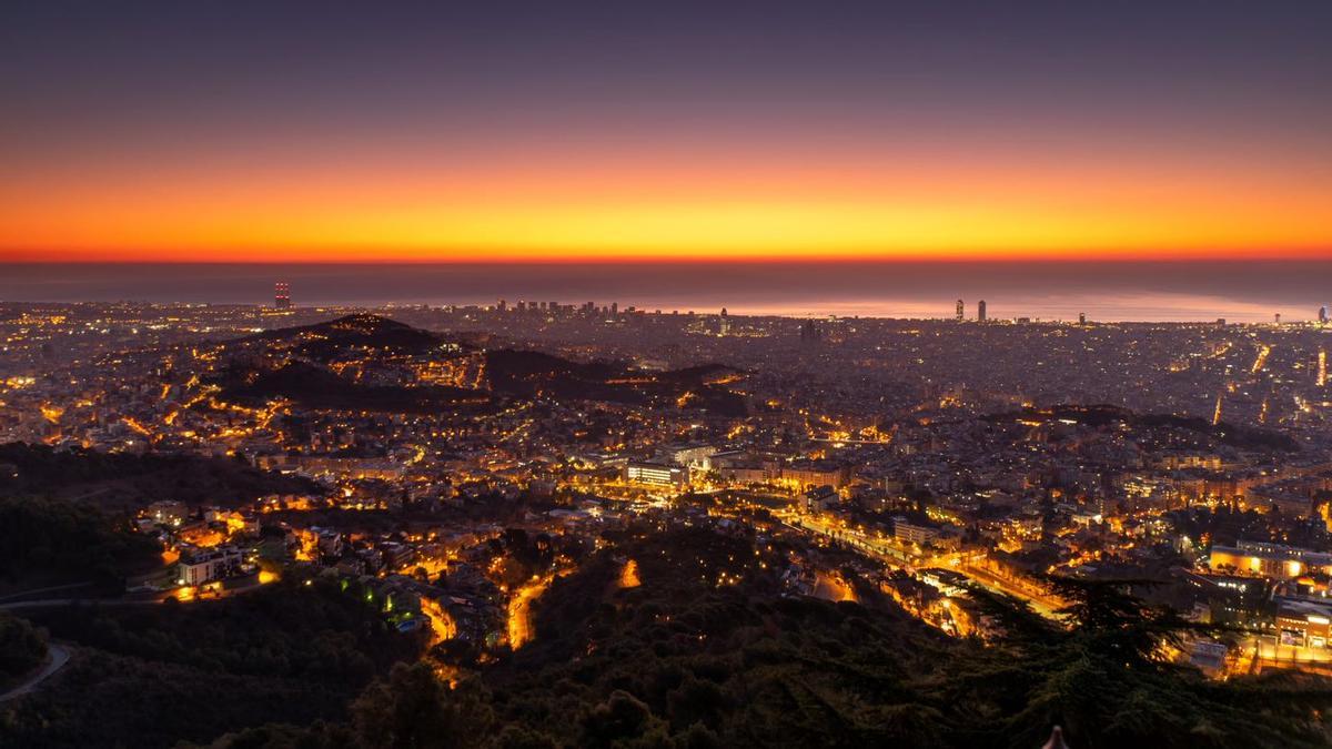 amanecer anticiclonico barcelona