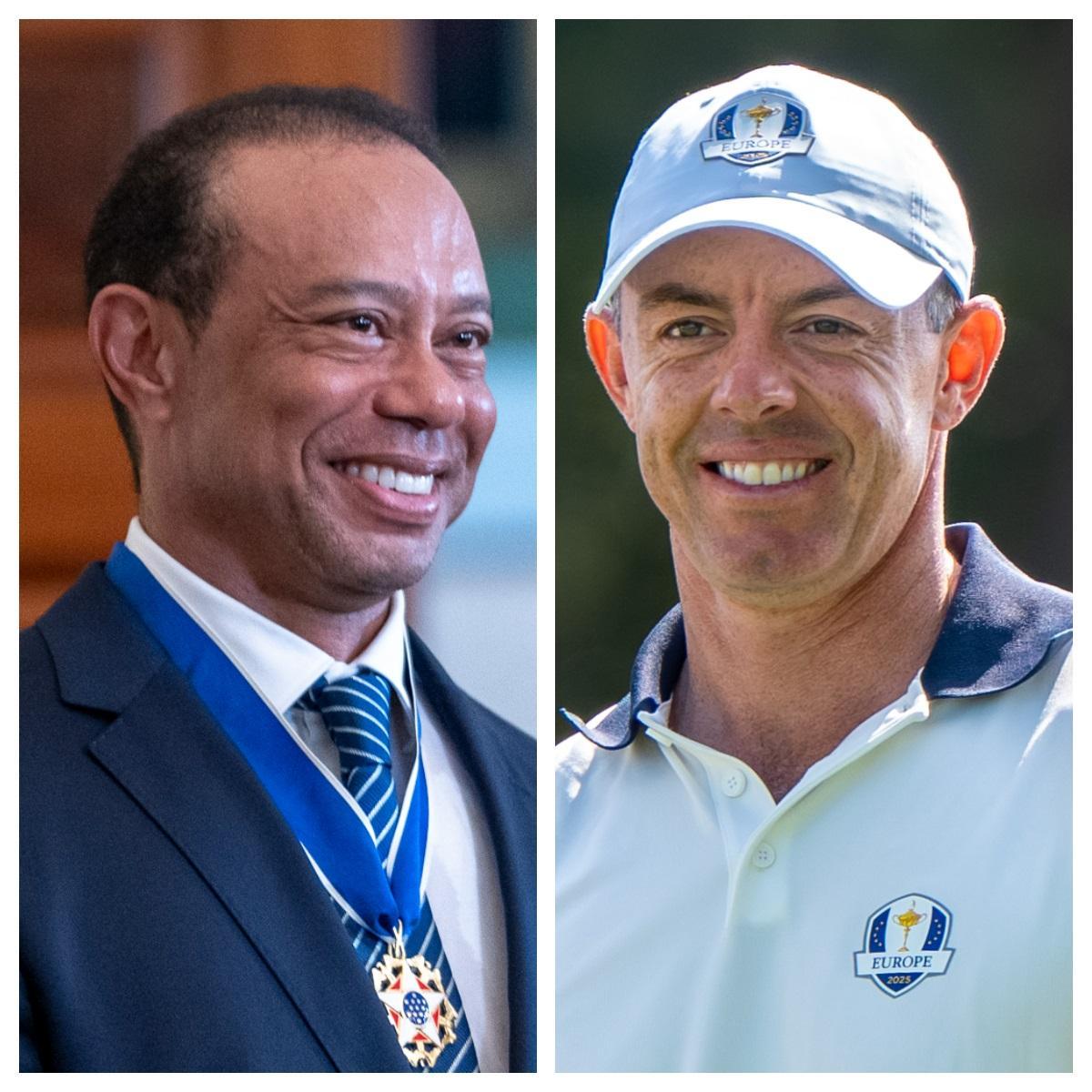 Tiger Woods i Rory McIlroy