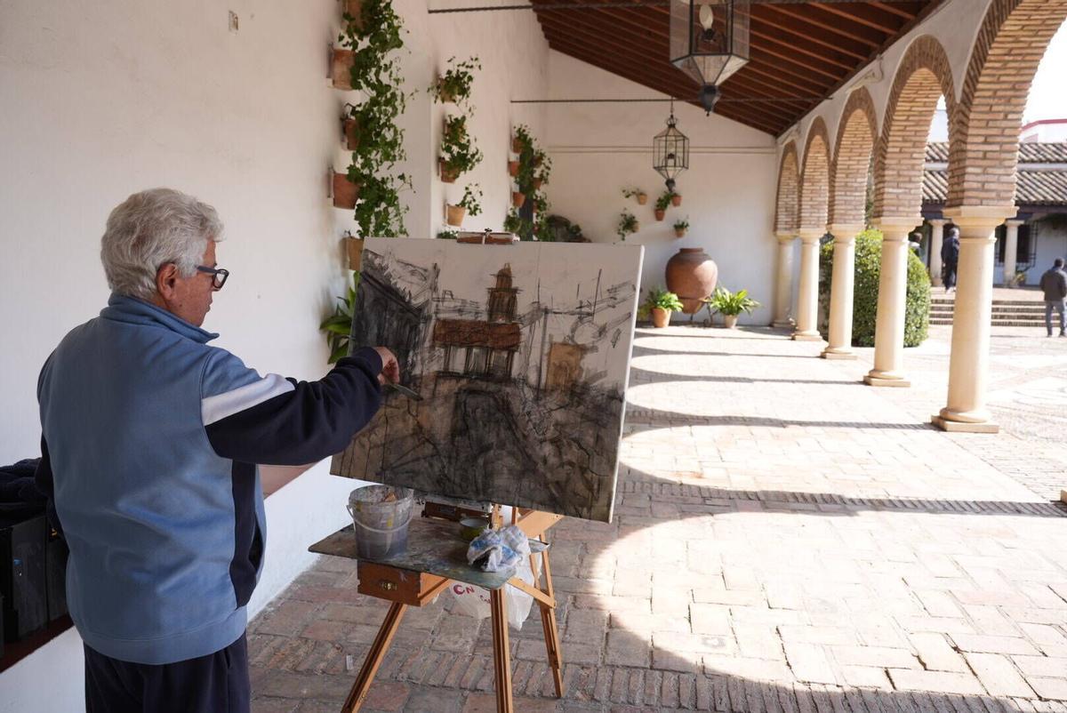 Concurso de pintura rápida Patios de Córdoba en el Palacio de Viana