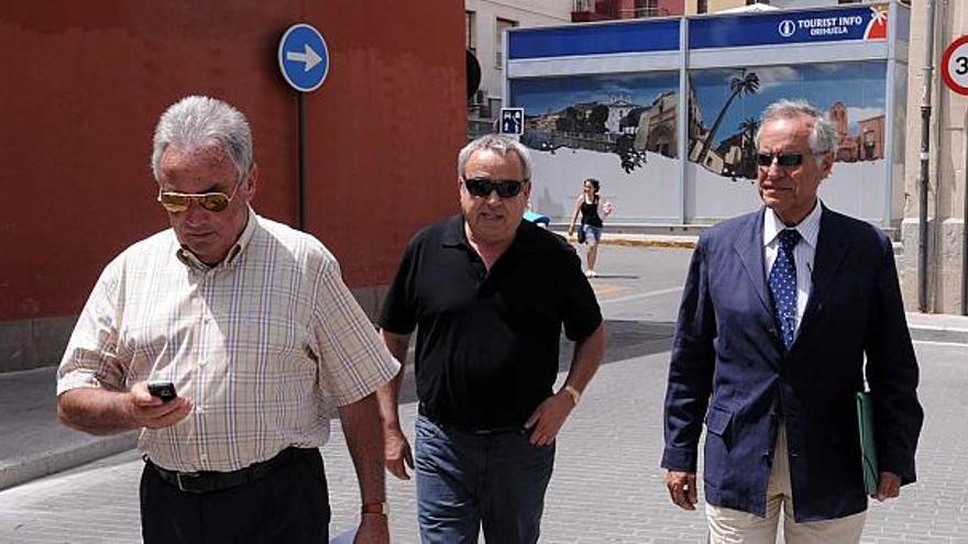 Imagen del empresario Ángel Fenoll a su salida de los juzgados tras su comparecencia del pasado mes de julio.