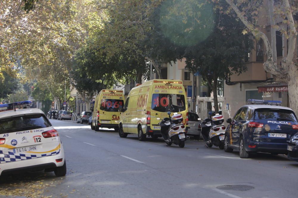 Una niña de dos años, herida al caer de un quinto piso en Palma