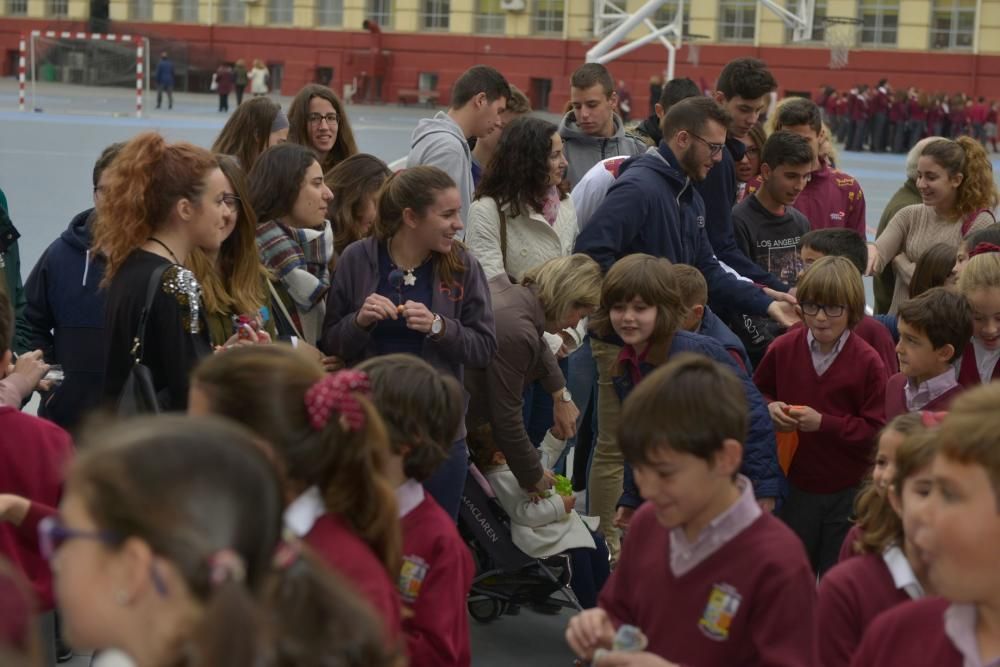 Procesión de los alumnos de Capuchinos