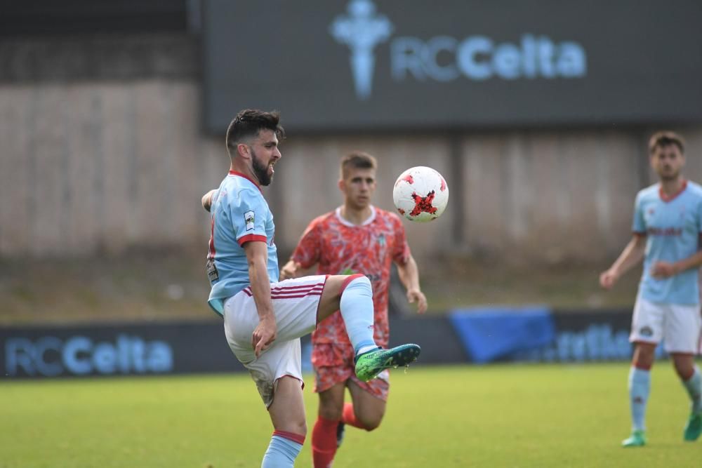 El filial celeste derrota en Barreiro al Guijuelo y aprovecha el empate entre el Rápido y el Navalcarnero para obtener el pase a la fase de ascenso.