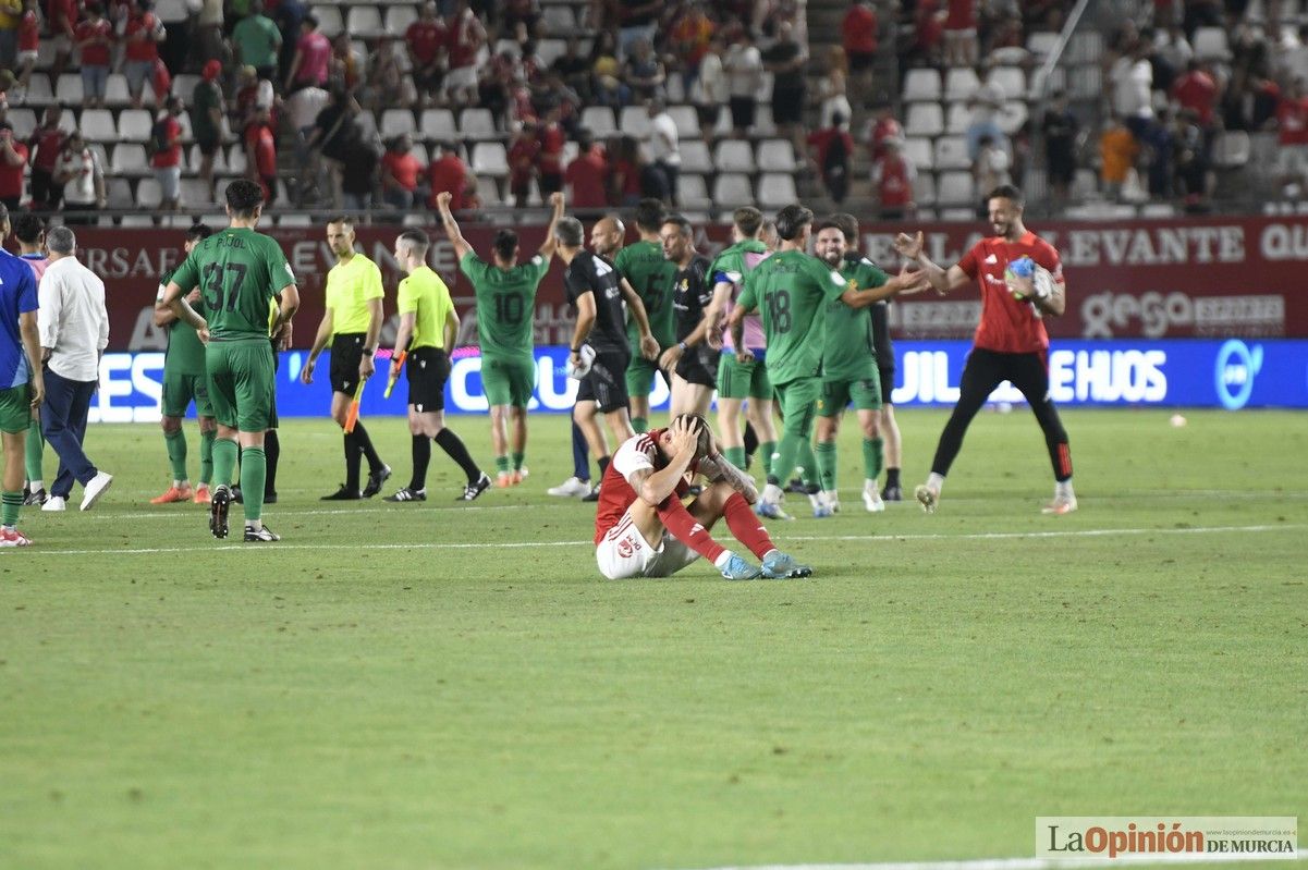 Así fue el encuentro del play off del Real Murcia y el Nástic en la lucha por el ascenso