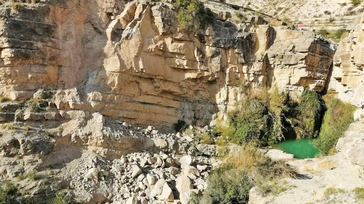 El derrumbe mantiene cerrado El Salt desde hace más de dos años y medio