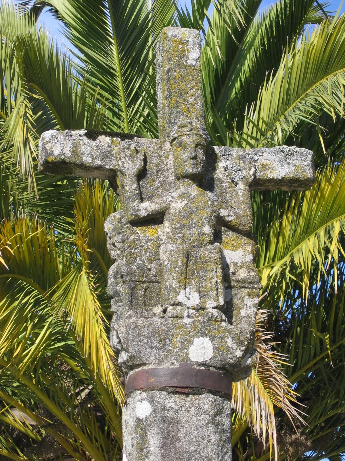 Cruceiro de San Roque de Melide, considerado el más antiguo conservado en Galicia