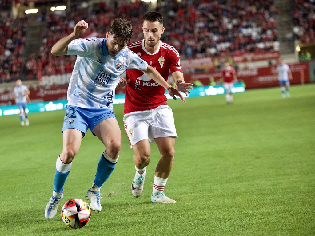 Así ha sido el partido entre el Málaga y el Real Murcia en imágenes