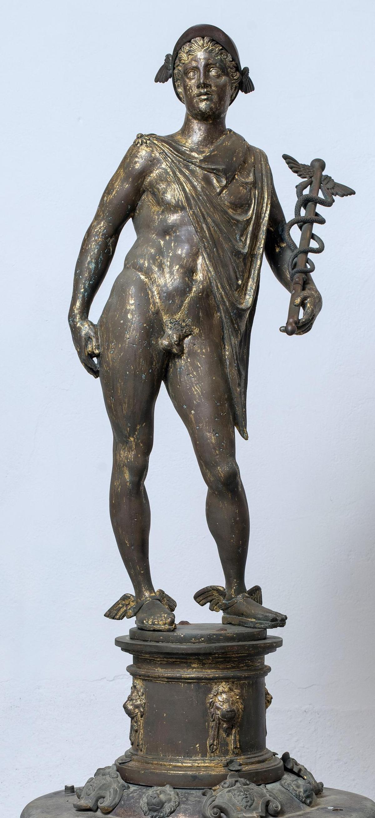 Estado actual de la escultura.