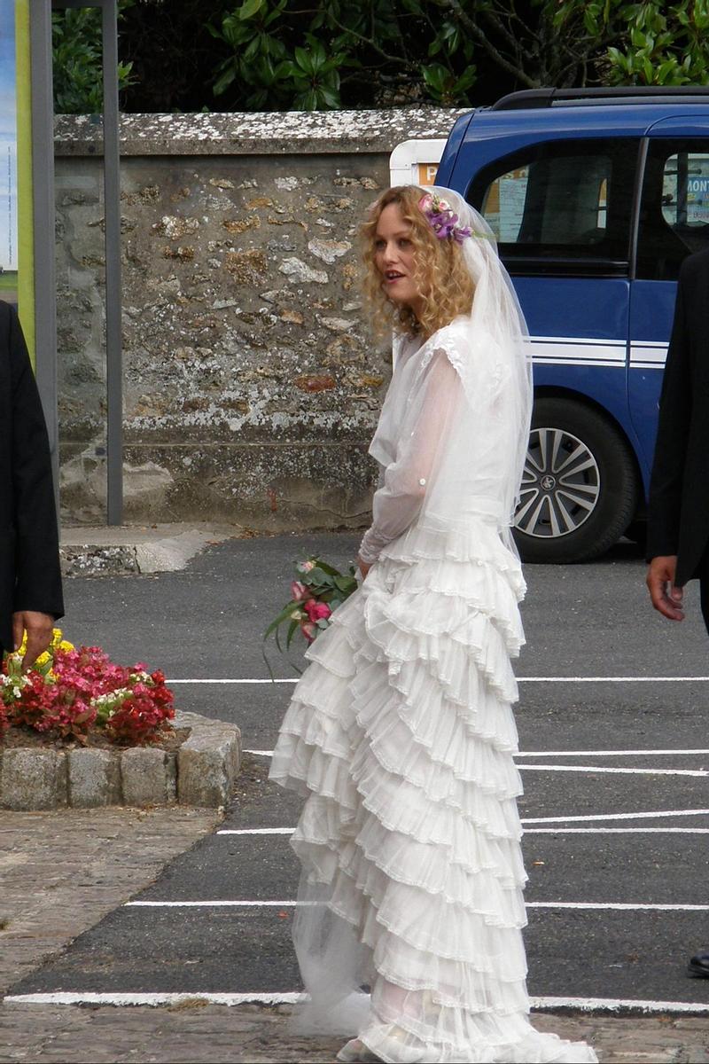 El vestido de novia de Vanessa Paradis