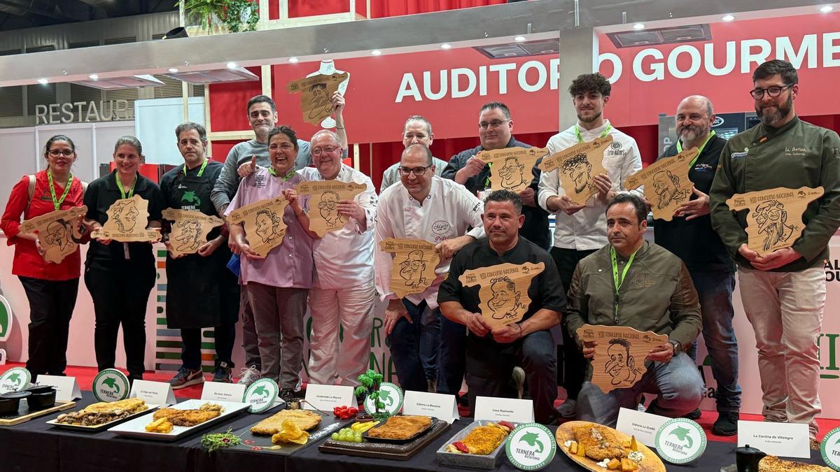 Foto de familia durante el concurso