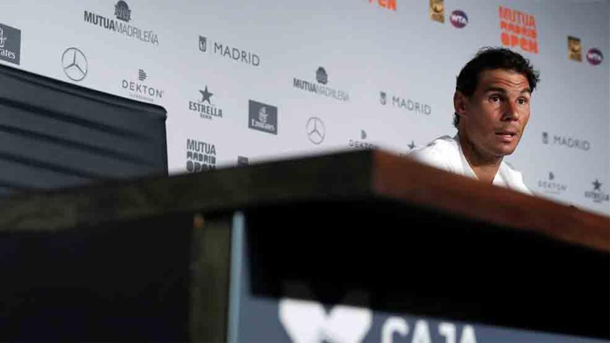 Nadal, en rueda de prensa