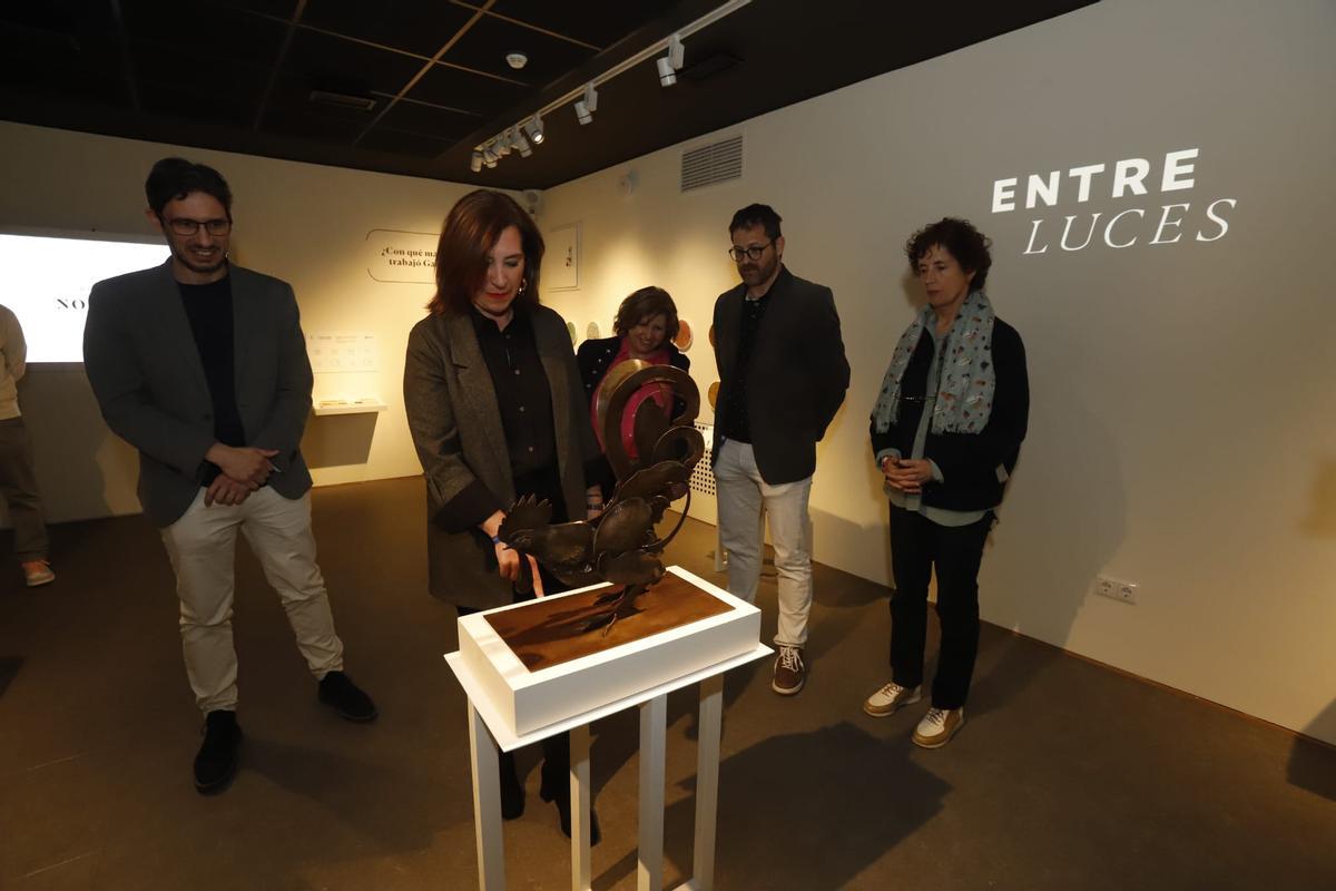 La vicealcaldesa Sara Fernández ha visitado este martes la sala.