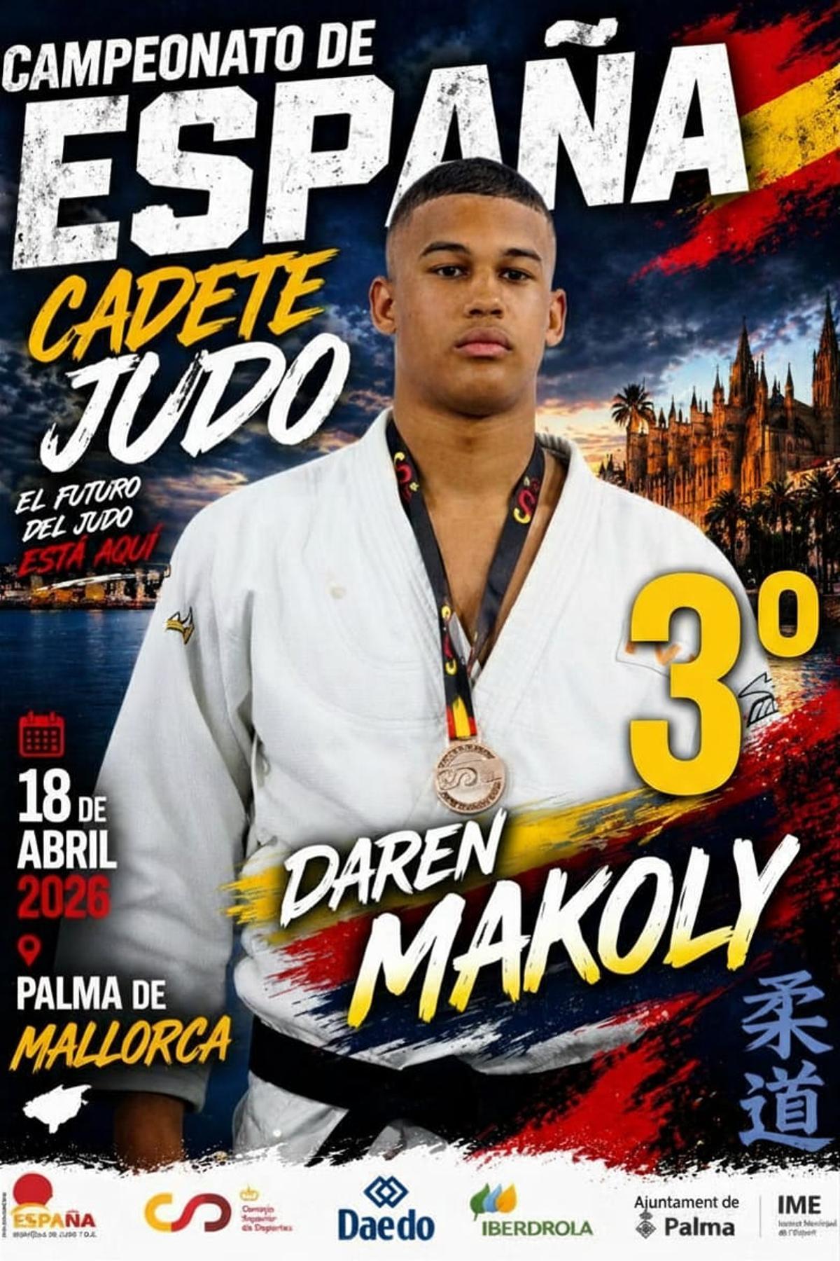 Dare Makoly medalla de bronce nacional.
