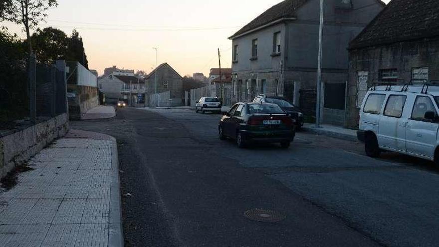 Un tramo del vial entre Avenida de Lugo y A Boubeta. // G.Núñez