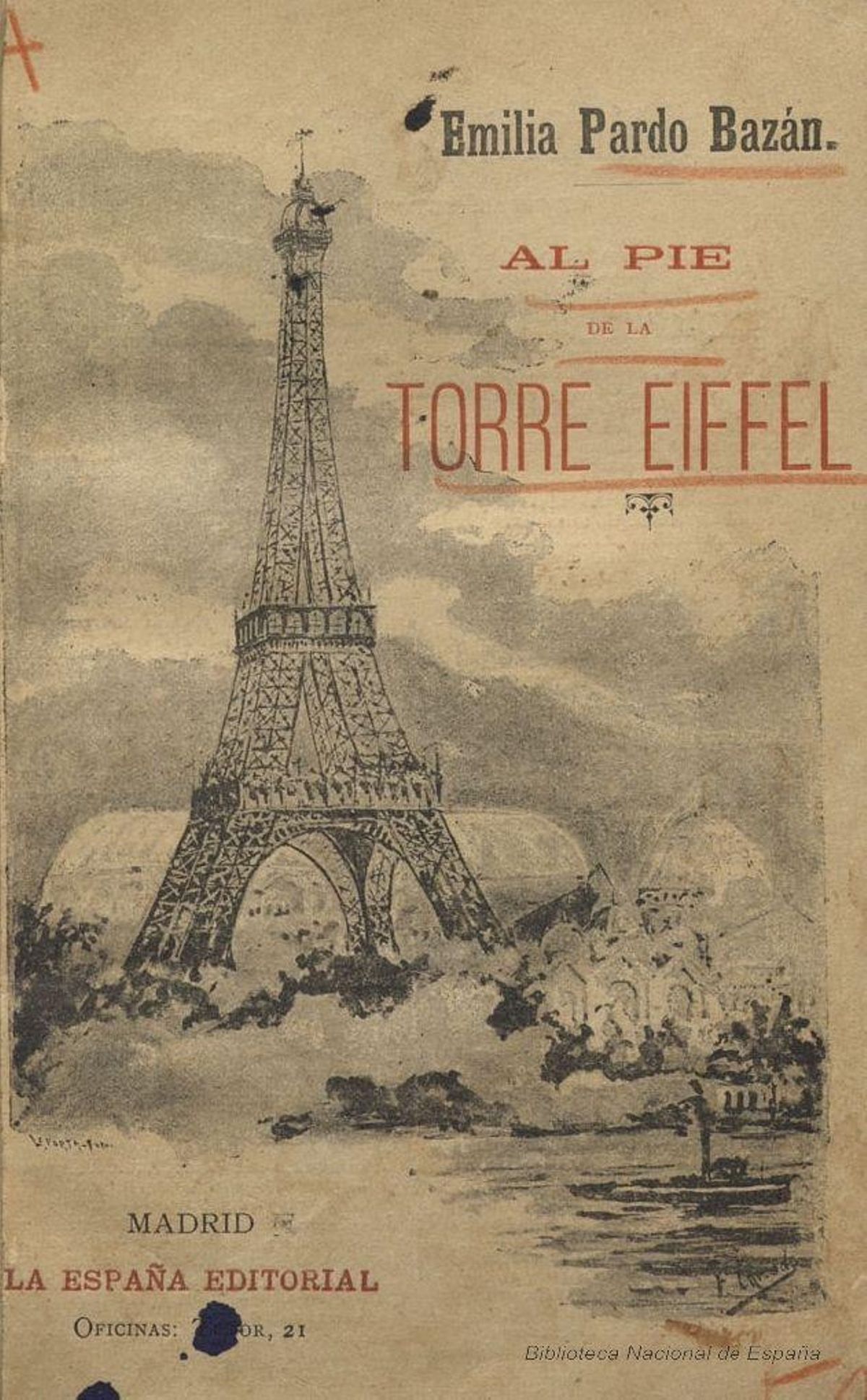 Portada de ‘Al Pie de la Torre Eiffel’.