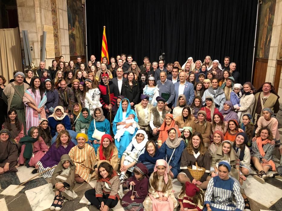 Representació de 4 quadres dels Pastorets de Cardona al Palau de la Generalitat