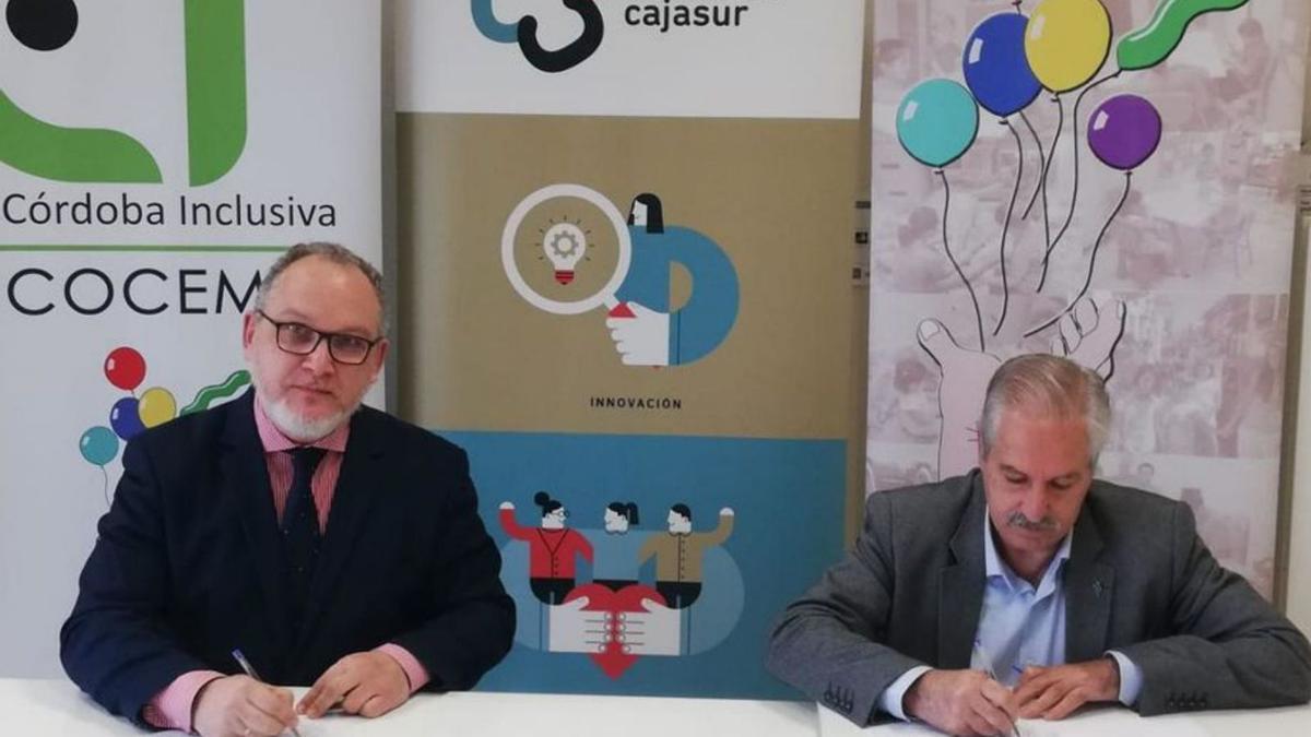 Cajasur facilita material para niños con discapacidad.