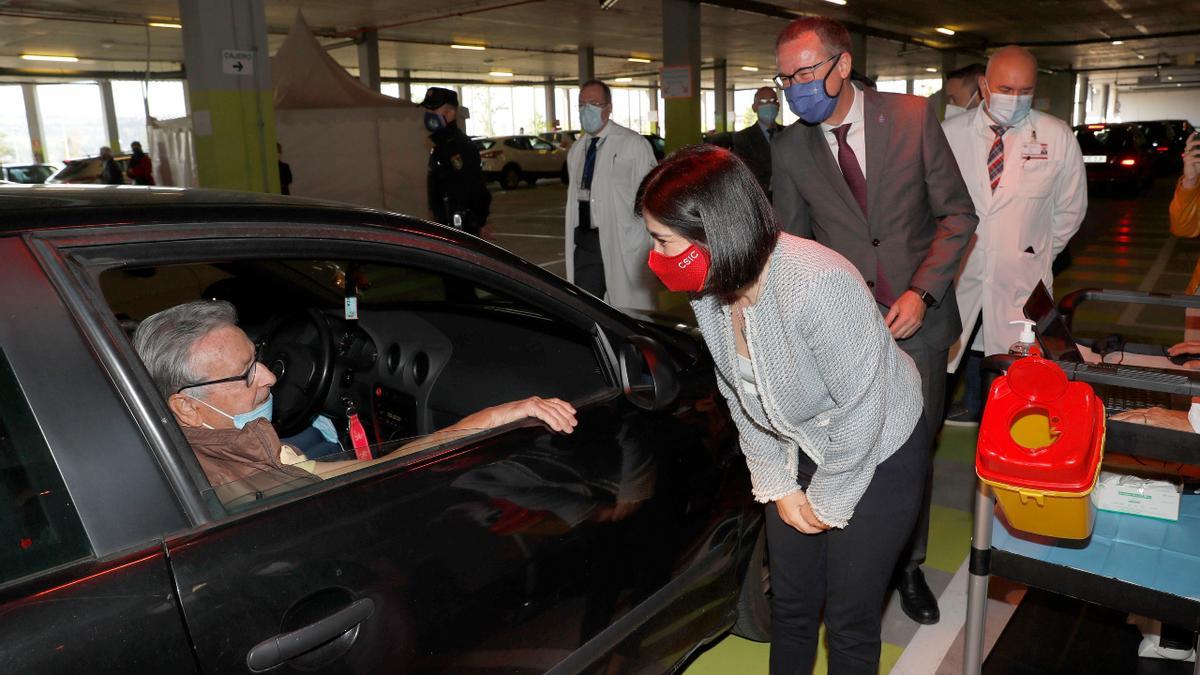 La ministra de Sanidad, Carolina Darias, visita Asturias