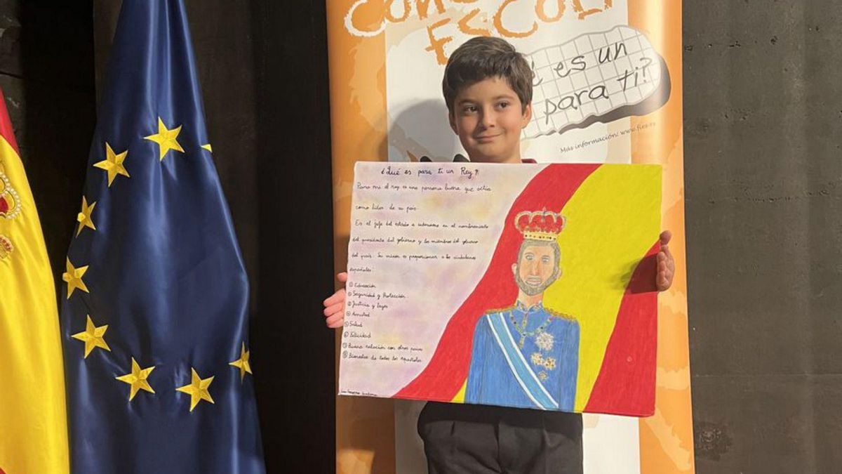 Un escolar de Gran Canaria gana ‘¿Qué es un rey para ti?’ en las Islas