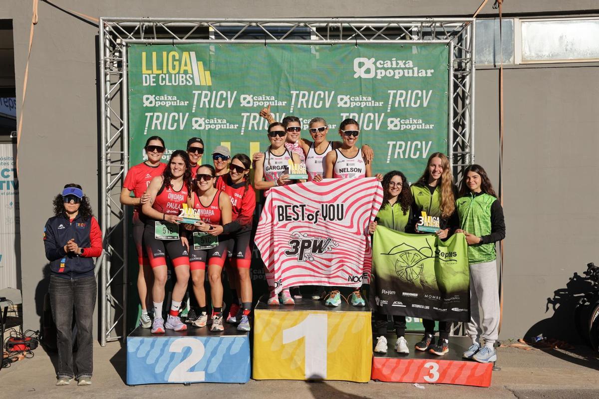 Duatlón Circuit Ricardo Tormo Cheste Pódium 2F.